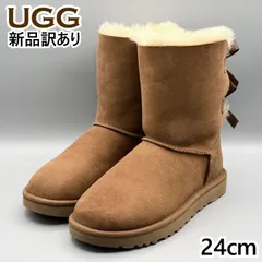 UGG ムートンブーツ チェスナット USA7/JP24cm ベイリーボウII レディース/女性用 1016225 アグ 新品 (ug293)