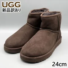 【新品】UGG ムートンブーツ チョコレート USA7/JP24cm クラシックミニII レディース/女性用 1016222 アグ (ug297)