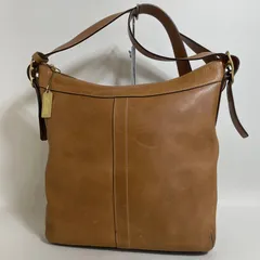 2602-52｜コーチ ショルダーバッグ レザー ブラウン
