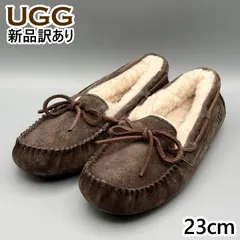 【新品】UGG モカシンスリッポン ムートンシューズ エスプレッソ USA6/JP23cm ダコタ レディース/女性用 5612 アグ (ug313)