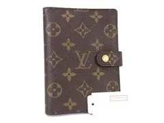 LOUIS VUITTON ルイヴィトン 手帳カバー アジェンダPM R20005 ブラウン モノグラム ユニセックス 6穴式 超美品