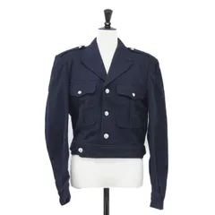COMME des GARCONS コムデギャルソン ブルゾン ネイビー 紺 サイズ:M | GOOD DESIGN SHOP ウール ブルゾン / アイクジャケット | テーラードカラー ショート丈 ミリタリー | 日本製【レディース】【中古】のサムネイル