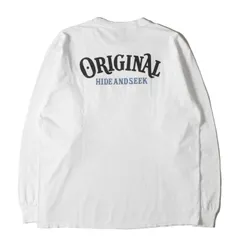 HideandSeek ハイドアンドシーク Tシャツ ホワイト 白 サイズ:L | TENDERLOIN グラフィック ロングスリーブ ポケット Tシャツ | トップス カットソー 長袖 | コラボ【メンズ】【中古】のサムネイル