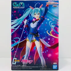 中古 初音ミク-BANPRESTOEVOLVE-GUNDAMCollaboration-フィギュア「ガンダム45周年×初音ミク」