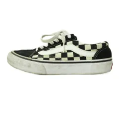バンズ VANS オールドスクール Old skool DX スニーカー シューズ チェッカー 22.5cm 白 黒 ホワイト ブラック V36CL+ 0216