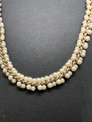 パールビーズチェーンネックレス