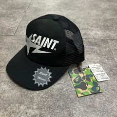 未使用 SAINT MICHAEL A BATHING APE® / BAPE_CAP コラボ 刺繡