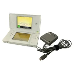 【動作確認済】ニンテンドーDS Lite USG-001 クリスタルホワイト 本体 充電器付き