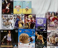 未開封、袋未開封、タバコ臭あり、箱傷ややみあり　ワンピース フィギュア 12種セット　まとめ売り