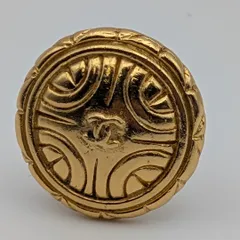 シャネル イヤリング ココマーク ゴールド 大ぶり サークル ヴィンテージ 片耳