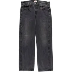 古着 リーバイス Levi's 501 無地 ブラックデニム ストレートデニムパンツ メンズw35相当/eaa615386