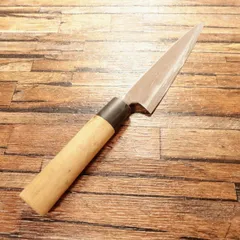 一則 舟行包丁 研ぎ済 細身 出刃包丁 特級 片刃 手打 身卸 170mm