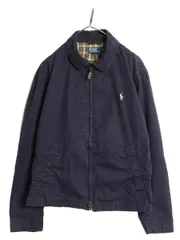 【お得なクーポン配布中!】 00s ポロ ラルフローレン スイングトップ ジャケット メンズ XL / 古着 オールド コットン ブルゾン フルジップ ワンポイント 大きいサイズ