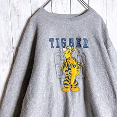 【入手困難】90s Disney Vintage ディズニー ティガー フリース スウェット トレーナー #4