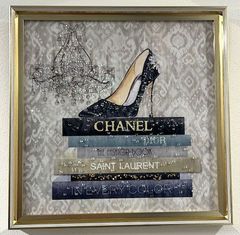 美品】シャネル CHANEL オマージュ アートパネル クリスタルアート