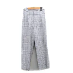 アーバンリサーチ URBAN RESEARCH ストレート パンツ コットン シンプル チェック 38 グレー 灰 /KT3