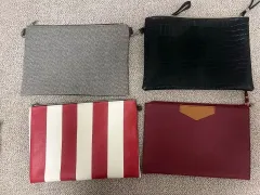 クラッチバッグ まとめ (レッド/ブラック/ストライプ) 一括