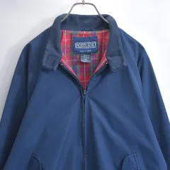 90s LANDS' END ランズエンド G9 ハリントンジャケット タイプ ドッグイヤー  ブルゾン スイングトップ アウター ヴィンテージ ビンテージ USA アメリカ古着 メンズS〜M相当のサムネイル
