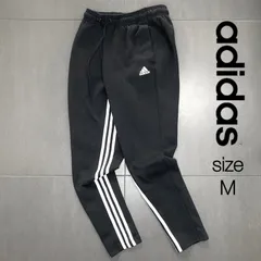 adidas アディダス　 スリーストライプ ワンポイントロゴ ジャージパンツ　M