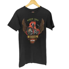 ハーレーダビッドソン HARLEY-DAVIDSON プリントクルーネック メンズ JPN：S 