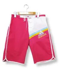 【新品未使用】7245円 アディダス adidas LD380-P60768 サーフパンツ（スイムショーツ）メンズ Mサイズ ピンク白 ■管理番号L29822SSA26-260219-503（198）