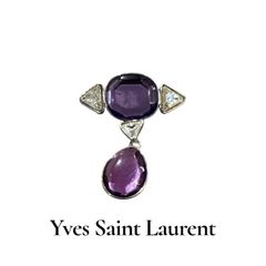 サンローラン YSL シルバー ビーズネックレス ユニセックス イヴサン
