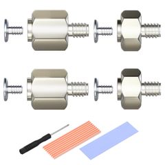 Raonlla M.2 SSD ネジ セット 銅 ヒートシンク 付属 ASUS ASRock マザーボードに対応 M.2 SSD固定用ネジ M2 ネジ