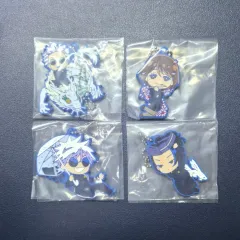 (まとめ売り) 呪術廻戦 懐玉・玉折 デフォルメ ラバー 五条 夏油（ゲトウ） 家入 硝子 キーホルダー ガチャ