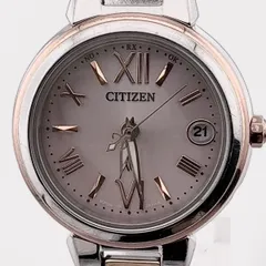 CITIZEN シチズン XC クロスシー　H058-T016553 レディース　ピンク文字盤　腕時計 稼働品 電波ソーラー【W327】