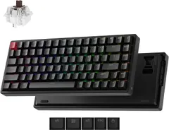【国内正規品】Keychron K2 Version 3 QMK ワイヤレス・カスタムメカニカルキーボード、Bluetooth 5.2/有線接続、RGBライト、ホットスワップ対応、Superスイッチ、アルミフレーム、Mac Windows Linux ...