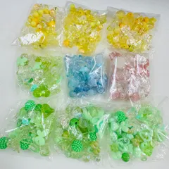 【最後の一点】アクリルビーズ 9袋セット まとめ売り ハンドメイド資材
