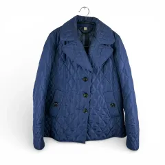 (6) バーバリー ウィメンズ キルティングジャケット ブルー