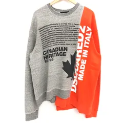 【中古品】DSQUARED2 ディースクエアード S74GU0488 再構築 クルーネック スウェット 長袖 トップス 【141-251006-rs-03-fur】