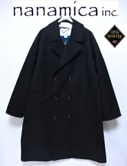 【定価13万2000円】新品 nanamica 2L Cotton GORE-TEX Double Breasted Coat【S】【M】S25FB042 ブラック ナナミカ ゴアテックス ダブル コート