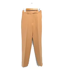 ミラオーウェン Mila Owen テーパードパンツ センタープレス シンプル 0 キャメル /KT1