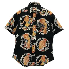 HYSTERIC GLAMOUR ヒステリックグラマー スケートボードガールプリント ショートスリーブシャツ 2AH-9260 ブラック Fのサムネイル
