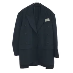 rokh ロク 23AW DOUBLE LAYERS TAILORED COAT ダブルレイヤードデザインジャケット コート  ネイビー Sのサムネイル