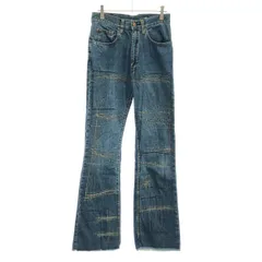 HYSTERIC GLAMOUR ヒステリックグラマー ステッチデザインブーツカットデニムパンツ 2AP-9930 インディゴ F