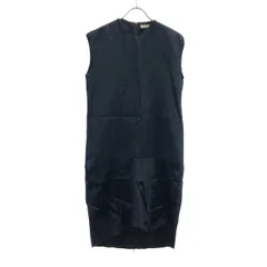 CELINE セリーヌ カットオフレーヨンサテンワンピース 2 6M23/4669 ネイビー 38のサムネイル