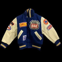 【むつ75-022174】HYSTERIC GLAMOUR KIDS STADIUM アワードジャケット  ヒステリックミニ