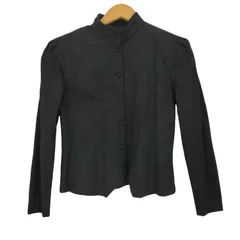 ブルックスブラザーズ BROOKS BROTHERS ジャガード パワーショルダー クロップド スタンドカラージャケット レディース  11Rのサムネイル