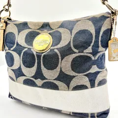 【希少】COACH y2k signature denim shoulderbag シグネチャー デニム ショルダーバッグ サコッシュ 斜め掛け