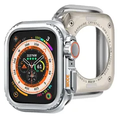 亜鉛合金素材 Ultraに変身する series Watch 11/10/ultra2/ultra 瞬時にApple 1/9/8/7/SE/6/5/4 アップルウォッチ保護ケース+背面ケースの2 アップルウォッチカバー in Watchケース49/46/45/