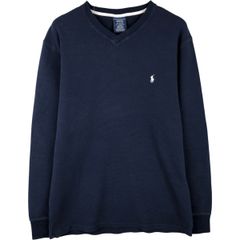 POLO Ralph Lauren ロンT サーマル 古着 ネイビー Lサイズ - メルカリ