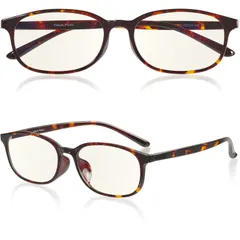 超軽量12g ウェリントン型 紫外線カット おしゃれ JIS規格 メンズ パソコン用 レディース PC眼鏡 ユニセックス メガネ 度なし ブルーライトカット 伊達めがね 最新改良 だてめがね [ROTAKUMA]