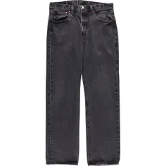 古着 リーバイス Levi's 501 ユーロモデル ブラックデニム ストレートデニムパンツ メンズw33相当/eaa615385
