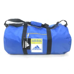 n■未使用■アディダス/adidas ロゴプリント ボストンバッグ/ショルダー付き/BAG■青/men's/8【新品】
