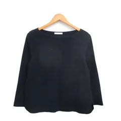 ギャルリーヴィー GALERIE VIE トゥモローランド ニット セーター 長袖 ウール シンプル 1 ネイビー 紺 /KT30