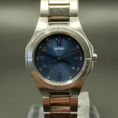 【電池交換済】SEIKO LUKIA ルキア 7N82-0AX0 ブルー 稼働品　レディース腕時計　セイコー