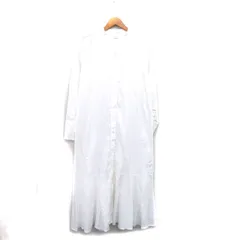 アーバンリサーチ サニーレーベル URBAN RESEARCH Sonny Label シャツ ワンピース ロング 長袖 コットン シンプル F ホワイト 白 /KT23